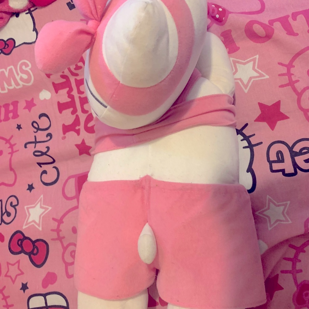 hello kitty sleeping plush